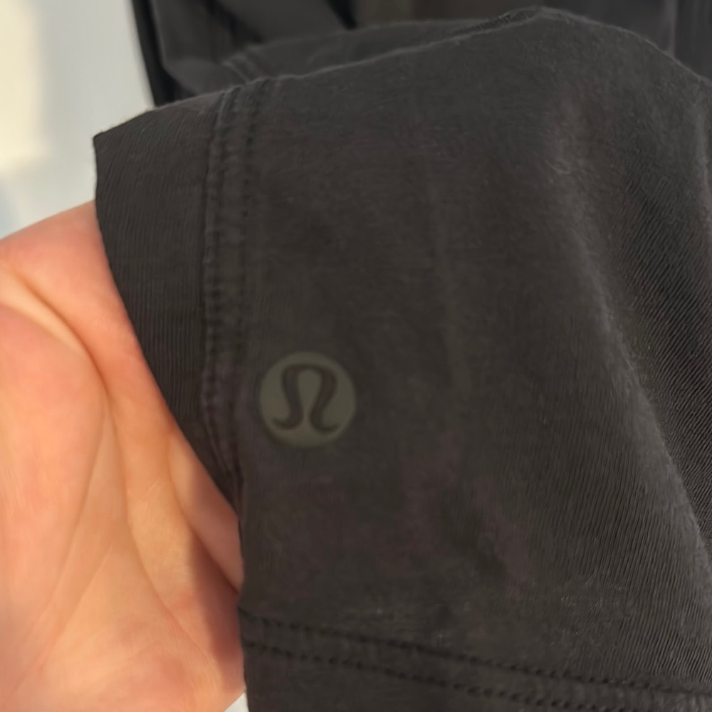 Lululemon Black 100% cotton long sleeve